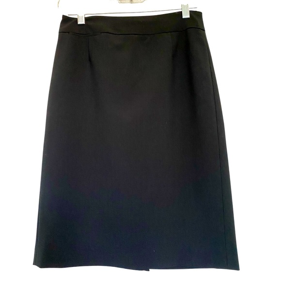 Anne Klein Classic Black A-Line Skirt - Picture 1 of 3